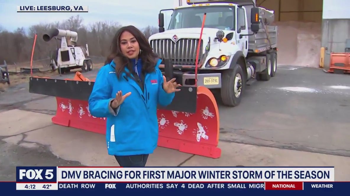 DMV braces for first winter storm of season